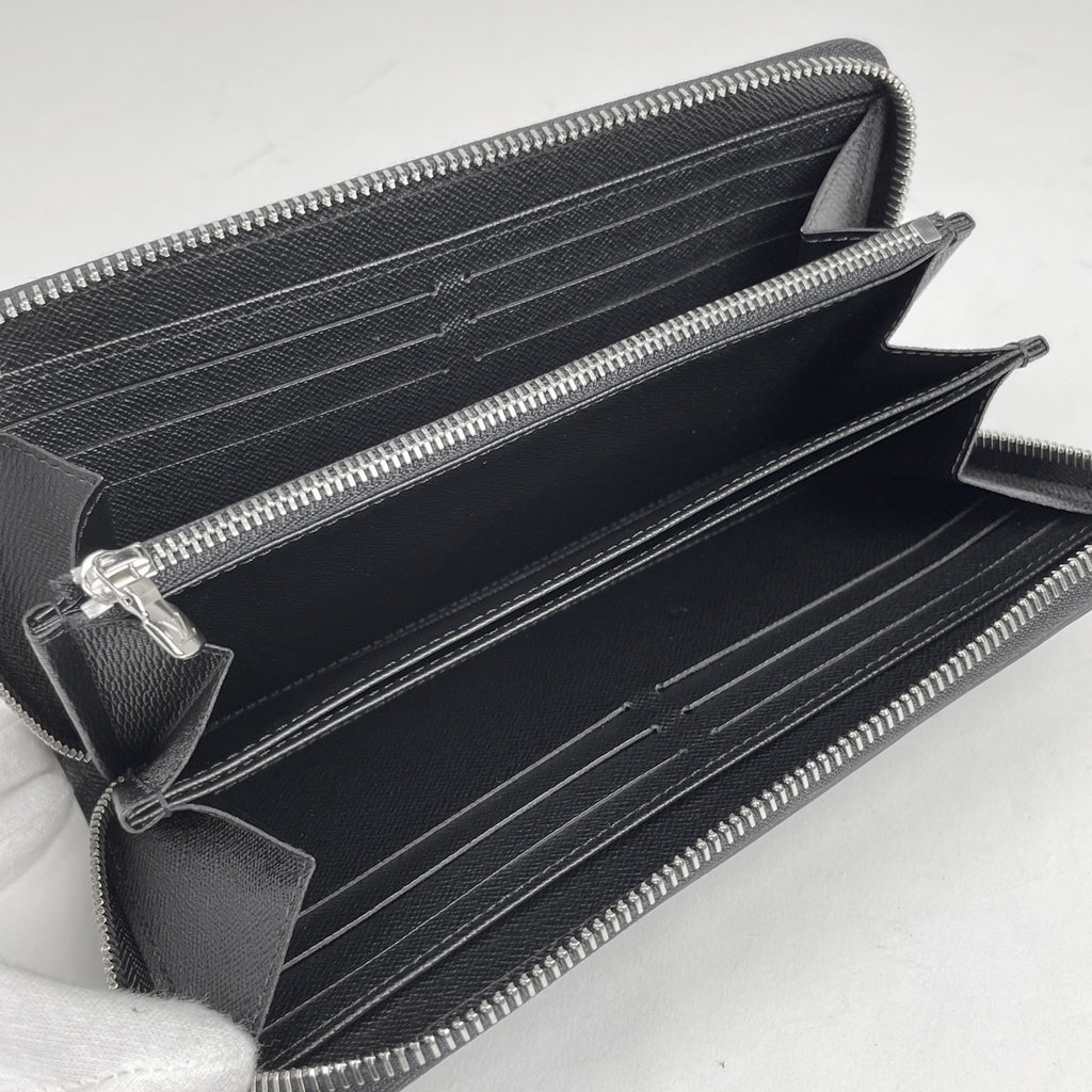 ルイ・ヴィトン ジッピー ウォレット ラウンドファスナー 札入れ 小銭入れ 長財布 エピ ノワール(ブラック) M61857 メンズ 【中古】brbag