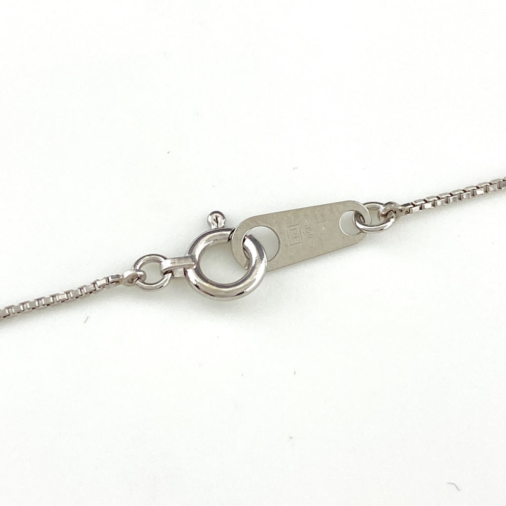 メレダイヤ デザインネックレス プラチナ ペンダント ネックレス Pt900 Pt850 ダイヤモンド レディース 【中古】nbjwl