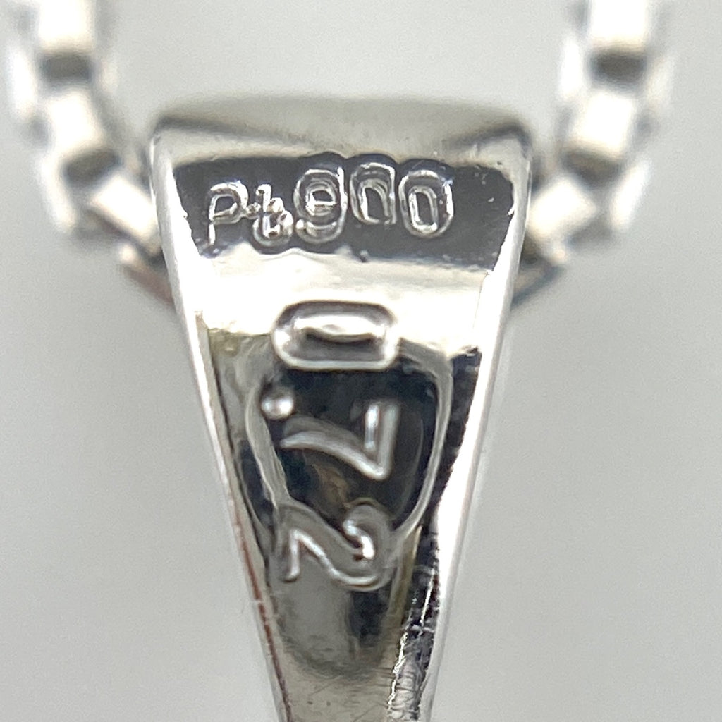 メレダイヤ デザインネックレス プラチナ ペンダント ネックレス Pt900 Pt850 ダイヤモンド レディース 【中古】nbjwl