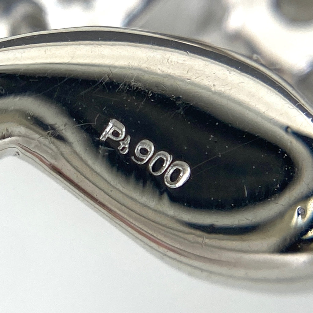 ダイヤモンド デザインネックレス プラチナ ペンダント メレダイヤ ネックレス Pt900 Pt850 ダイヤモンド レディース 【中古】nbjwl