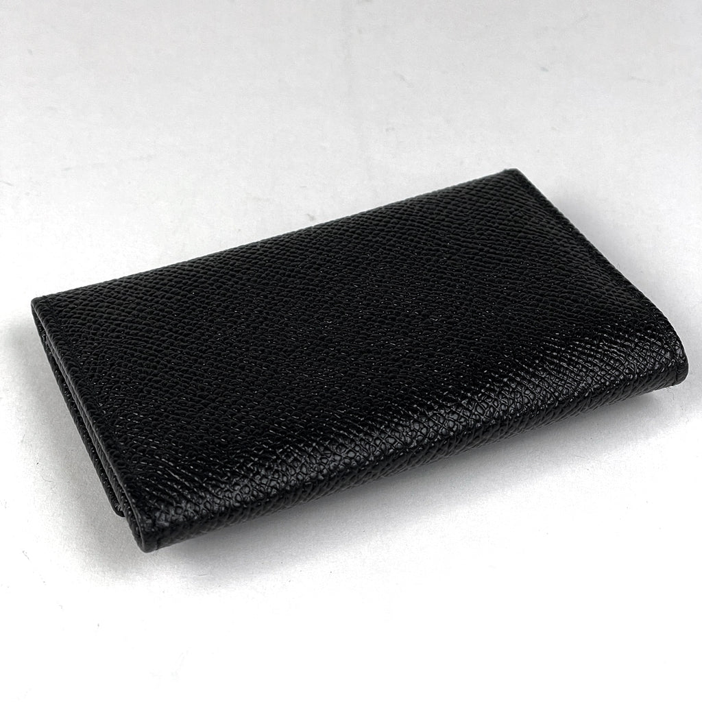 ブルガリ ロゴ 6連 キーケース ブルガリブルガリ キーケース レザー ブラック レディース 【中古】brbag