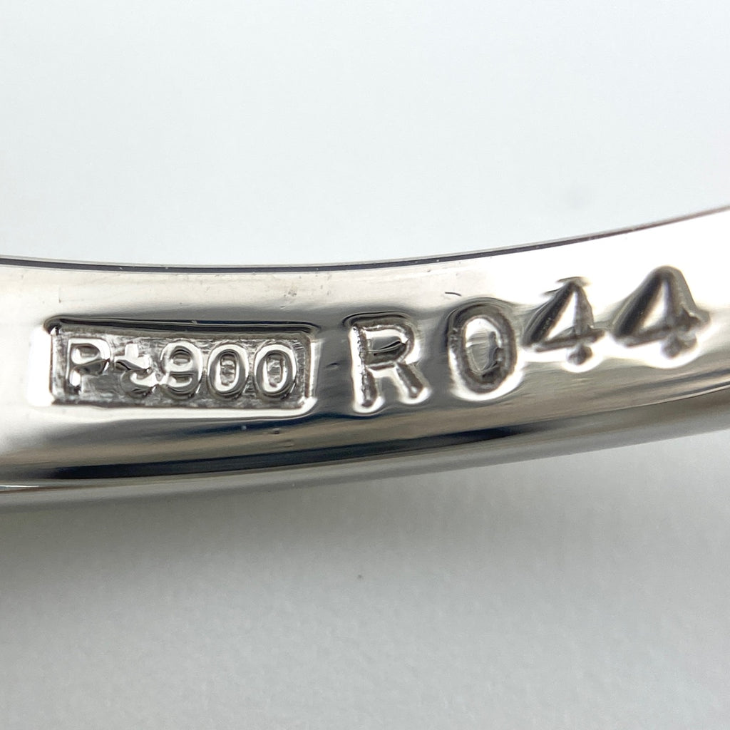 ルビー デザインリング プラチナ 指輪 メレダイヤ リング 12号 Pt900 ルビー ダイヤモンド レディース 【中古】nbjwl