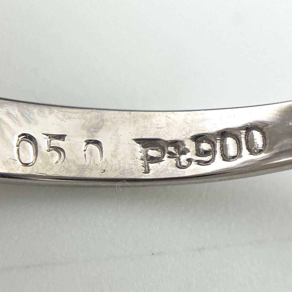 メレダイヤ デザインリング プラチナ 指輪 リング 13.5号 Pt900 ダイヤモンド レディース 【中古】nbjwl