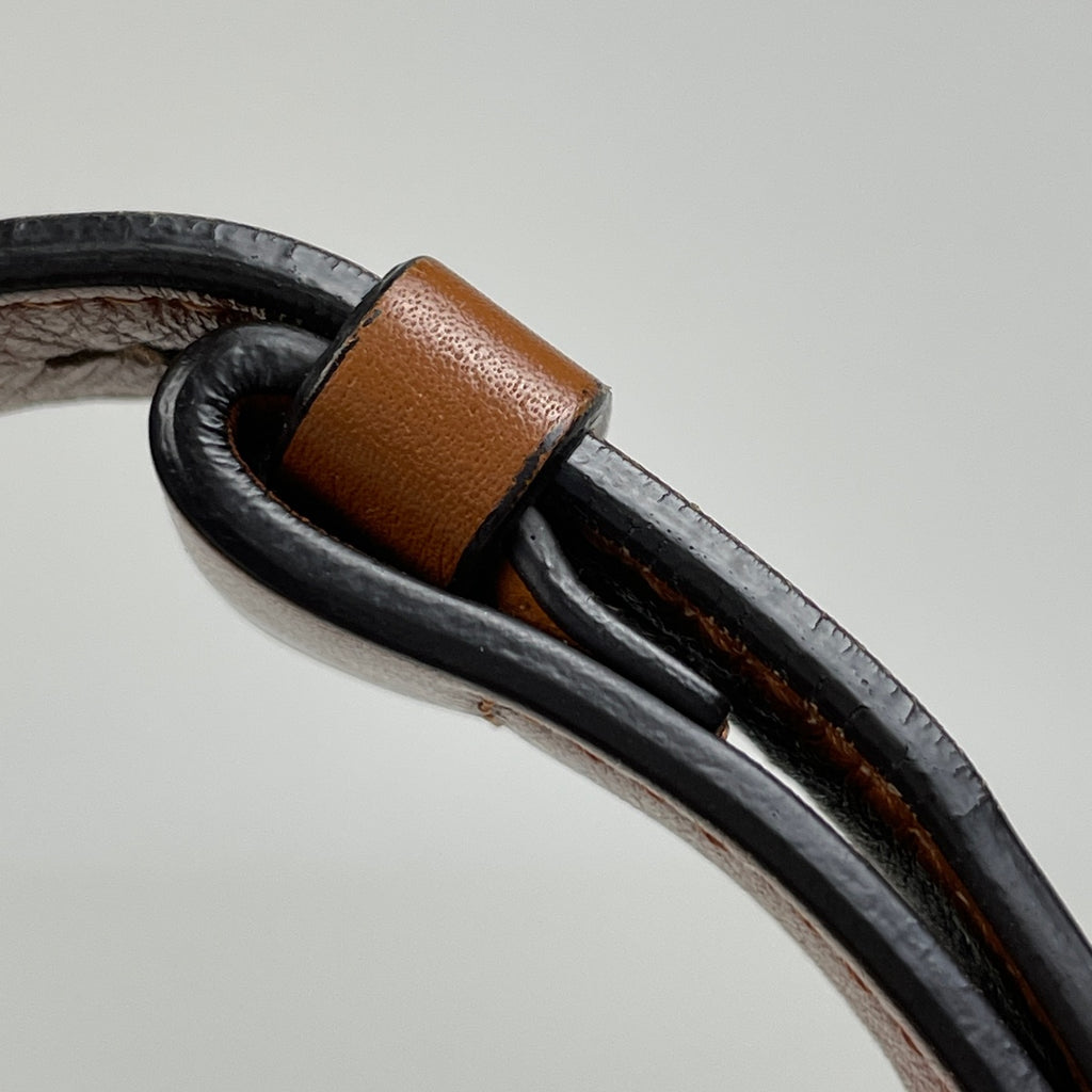 クロエ ロゴ ショルダーバッグ エナメル 斜め掛け ショルダーバッグ レザー ブラウン レディース 【中古】brbag