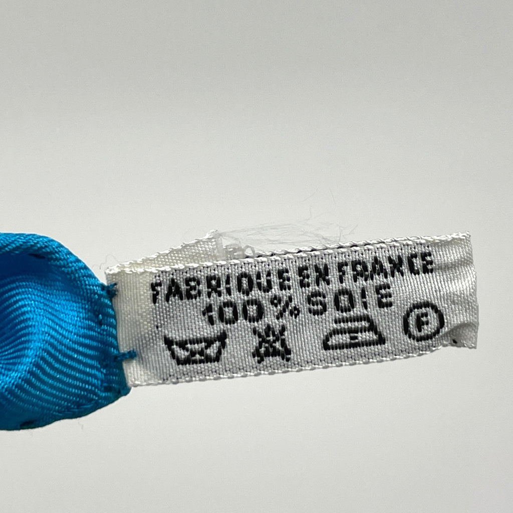 エルメス カレ 90 TROPIQUES トロピック スカーフ シルク ブルー マルチカラー レディース 【中古】brbag