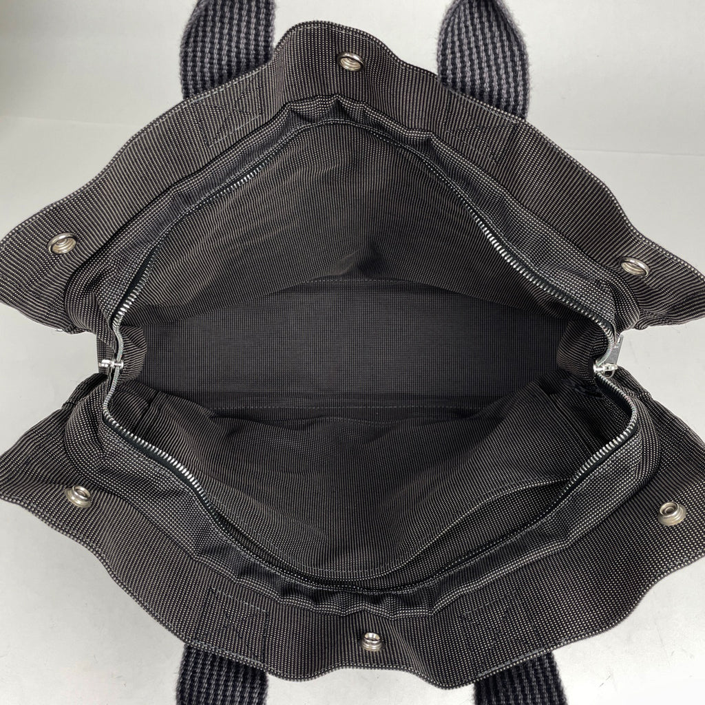 エルメス エールラインMM ハンドバッグ トートバッグ ナイロンキャンバス グレー レディース 【中古】brbag