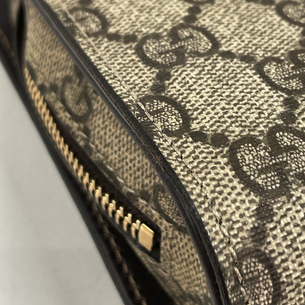 グッチ GG柄 セカンドバッグ クラッチ セカンドバッグ コーティングキャンバス ベージュ 201755 レディース 【中古】brbag