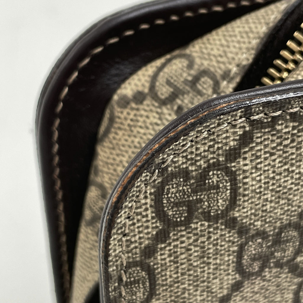 グッチ GG柄 セカンドバッグ クラッチ セカンドバッグ コーティングキャンバス ベージュ 201755 レディース 【中古】brbag