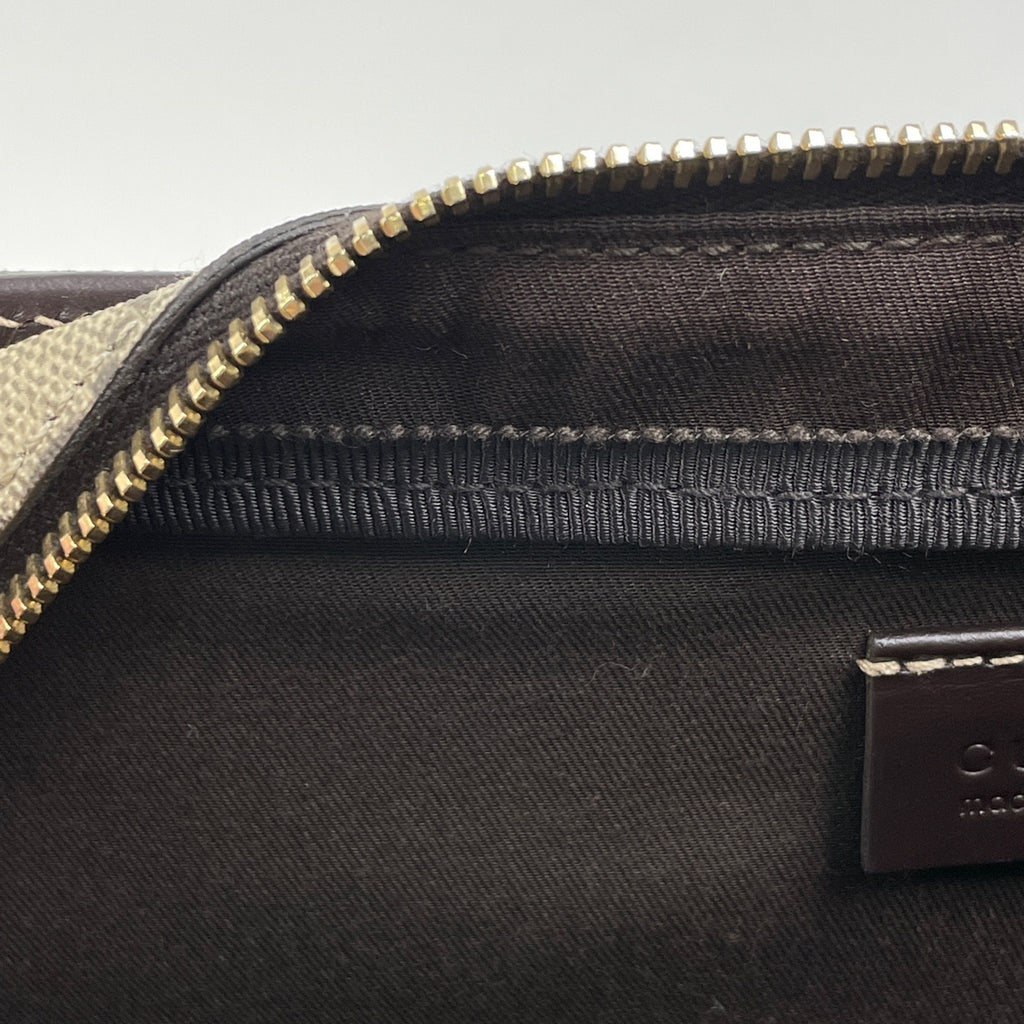 グッチ GG柄 セカンドバッグ クラッチ セカンドバッグ コーティングキャンバス ベージュ 201755 レディース 【中古】brbag