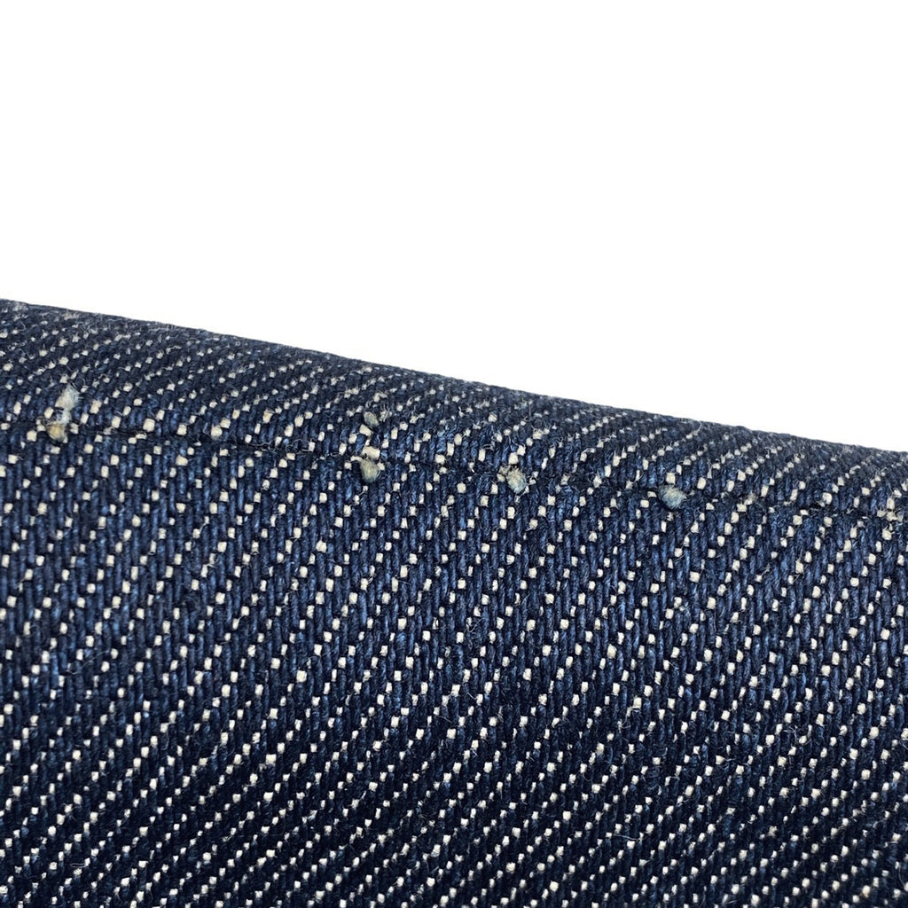 クリスチャンディオール サドルバッグ ハンドバッグ ワンショルダー ロゴ ショルダーバッグ デニム ネイビー レディース 【中古】brbag