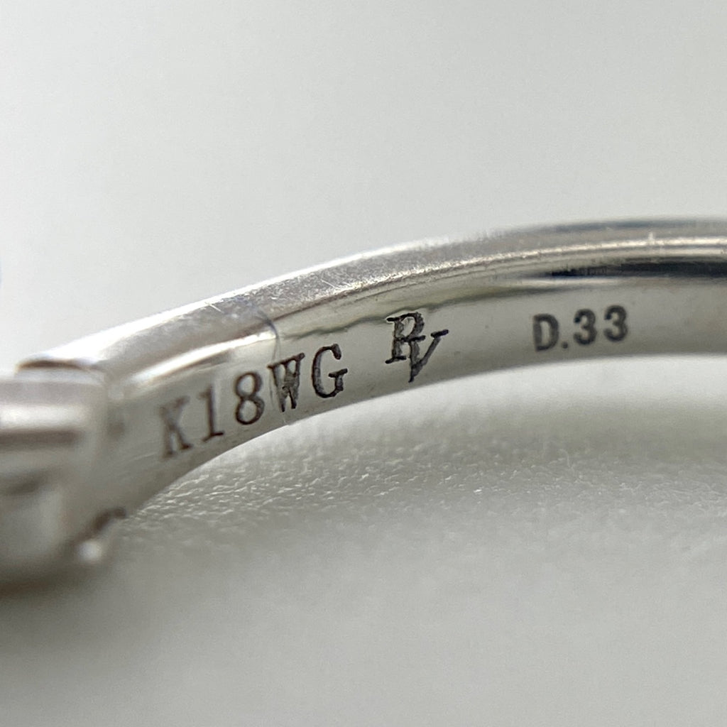 ポンテヴェキオ ハートモチーフ デザインピアス WG ホワイトゴールド メレダイヤ ピアス K18 WG ダイヤモンド レディース 【中古】brjwl