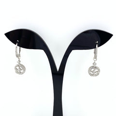 ポンテヴェキオ メレダイヤ デザインピアス ピアス K18 ダイヤモンド 750 レディース 【中古】brjwl