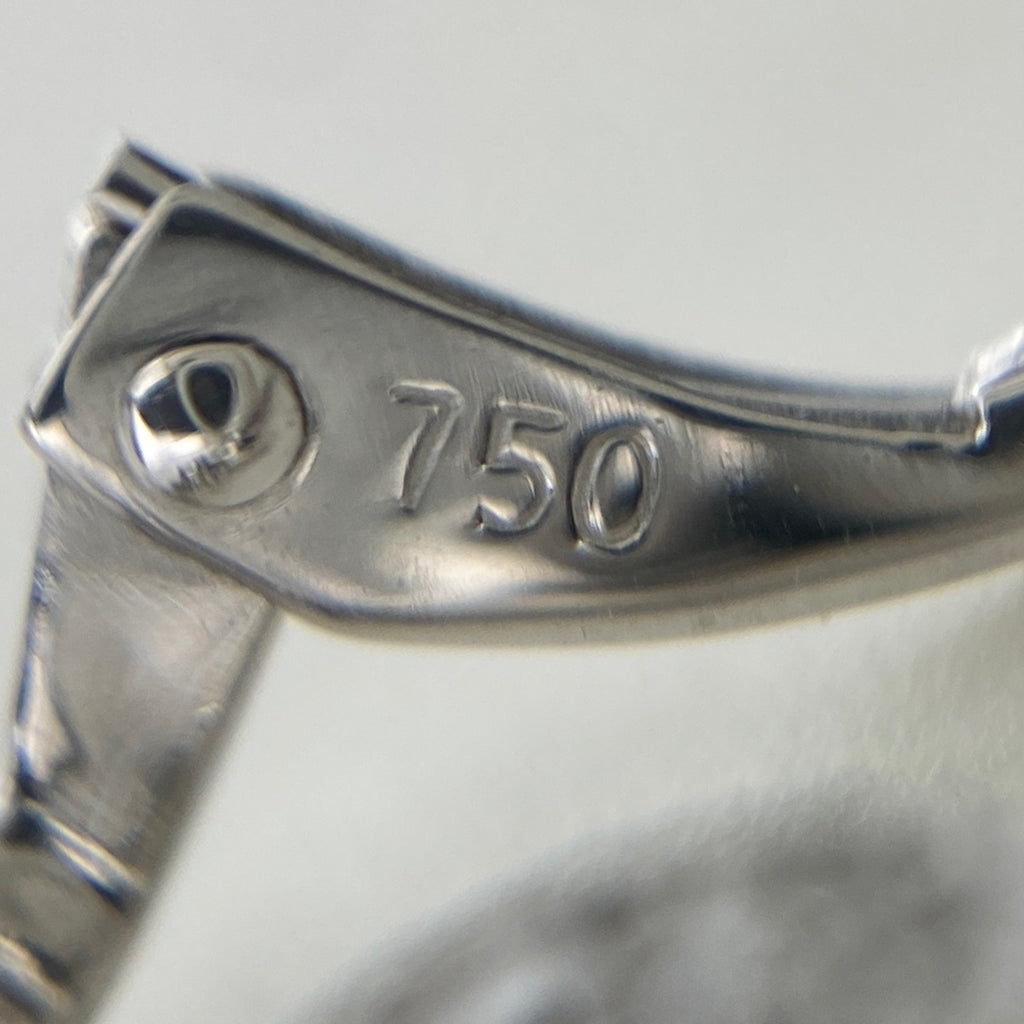 ポンテヴェキオ メレダイヤ デザインピアス ピアス K18 ダイヤモンド 750 レディース 【中古】brjwl