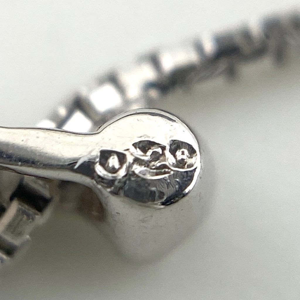 メレダイヤ デザインネックレス WG ホワイトゴールド ペンダント ネックレス K18 WG ダイヤモンド レディース 【中古】nbjwl