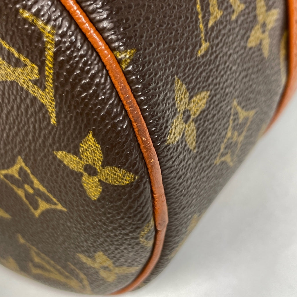 ルイ・ヴィトン パピヨン 30 バレルバッグ 筒型 旧旧型 ハンドバッグ モノグラム ブラウン M51365 レディース 【中古】brbag
