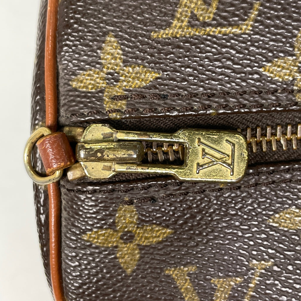 ルイ・ヴィトン パピヨン 30 バレルバッグ 筒型 旧旧型 ハンドバッグ モノグラム ブラウン M51365 レディース 【中古】brbag