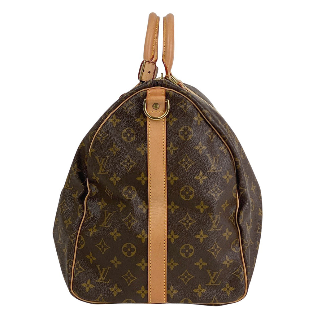 ルイ・ヴィトン キーポル バンドリエール 55 2WAY ショルダーバッグ ボストンバッグ モノグラム ブラウン M41414 レディース 【中古】brbag