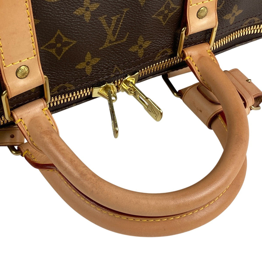 ルイ・ヴィトン キーポル バンドリエール 55 2WAY ショルダーバッグ ボストンバッグ モノグラム ブラウン M41414 レディース 【中古】brbag