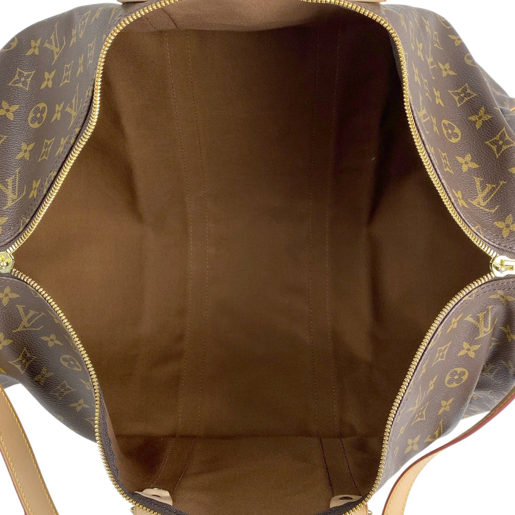 ルイ・ヴィトン キーポル バンドリエール 55 2WAY ショルダーバッグ ボストンバッグ モノグラム ブラウン M41414 レディース 【中古】brbag