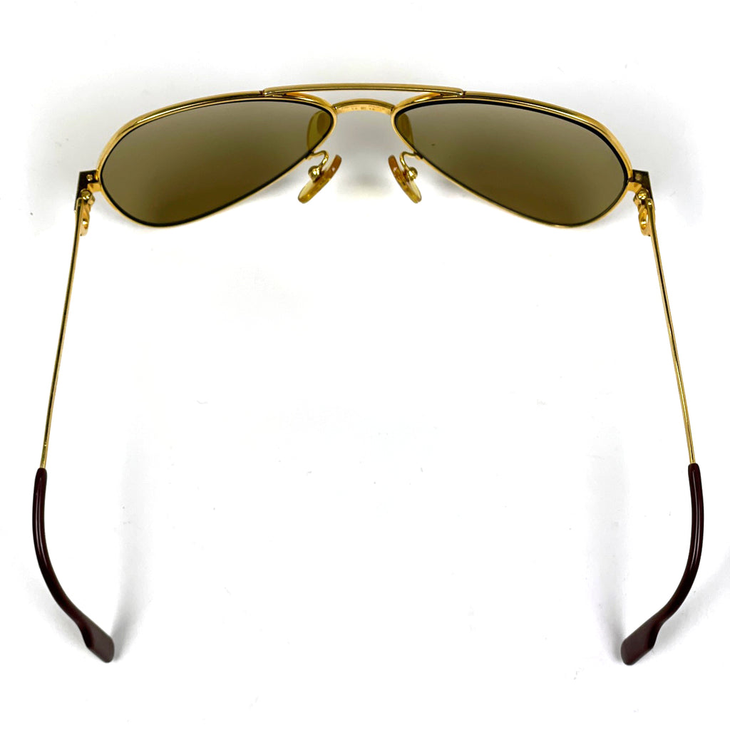 カルティエ サントス サングラス アイウェア ティアドロップ サングラス GP プラスチック ゴールド レディース 【中古】brbag