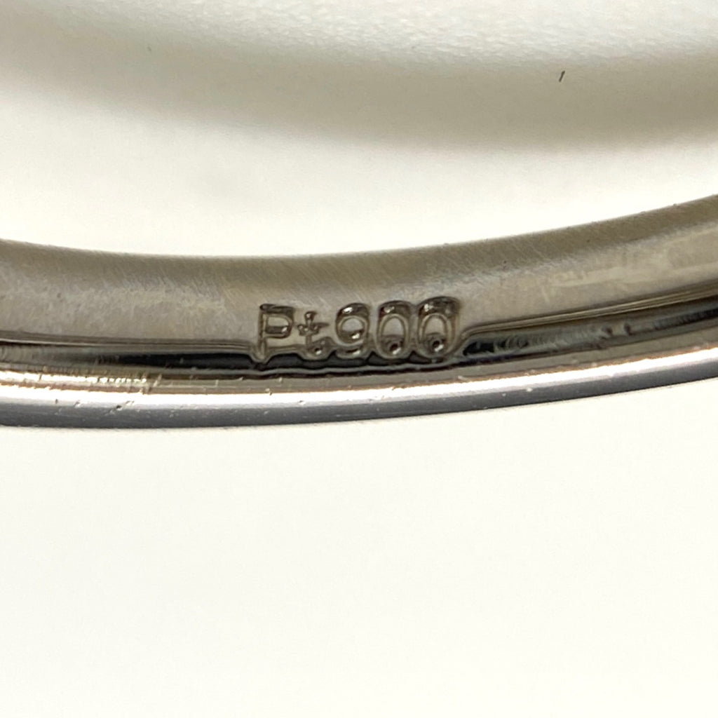 ダイヤモンド デザインリング プラチナ 指輪 メレダイヤ リング 9号 Pt900 ダイヤモンド レディース 【中古】nbjwl