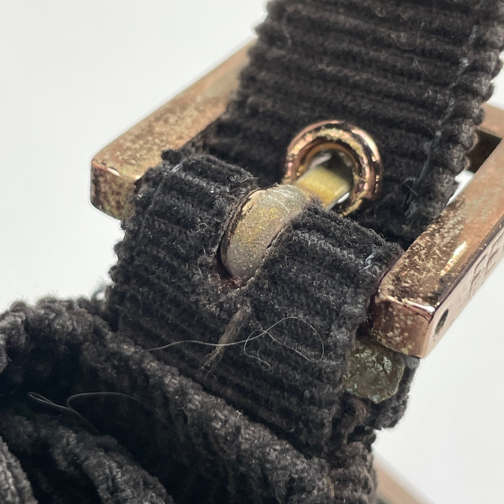 フェンディ ロゴ ショルダーバッグ ハンドバッグ ワンショルダー ショルダーバッグ コーデュロイ ブラック 8BR004 レディース 【中古】brbag