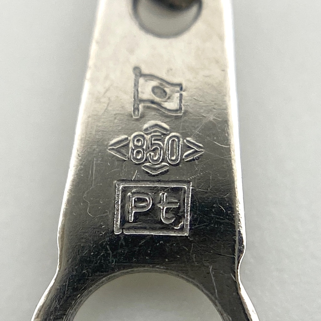 約40cm ダイヤモンド ネックレス プラチナ ペンダント メレダイヤ Pt900 Pt850 ダイヤモンド レディース 【中古】nbjwl