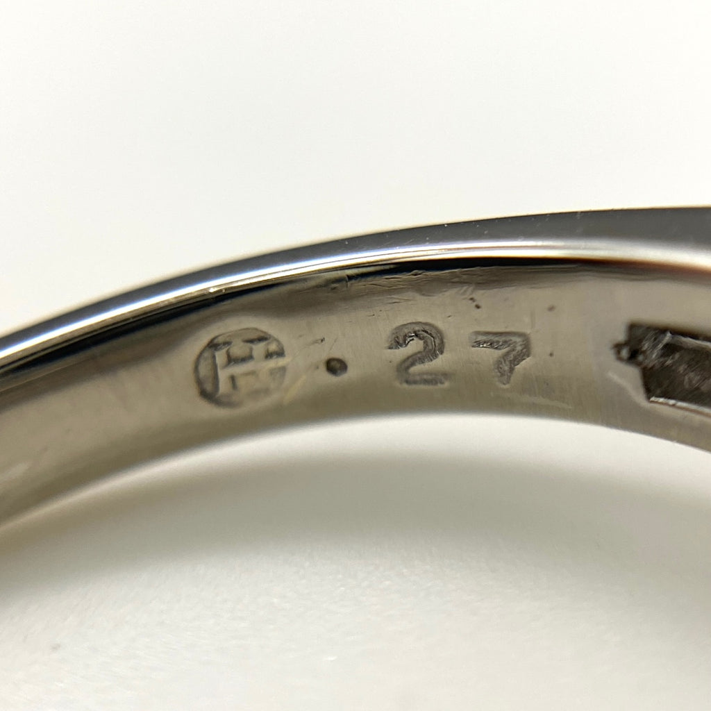 ダイヤモンド デザインリング プラチナ メレダイヤ 指輪 リング 7.5号 Pt900 ダイヤモンド レディース 【中古】nbjwl