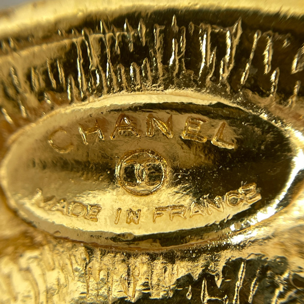 シャネル ココマーク ブローチ マトラッセ ブローチ GP ゴールド レディース 【中古】bracc