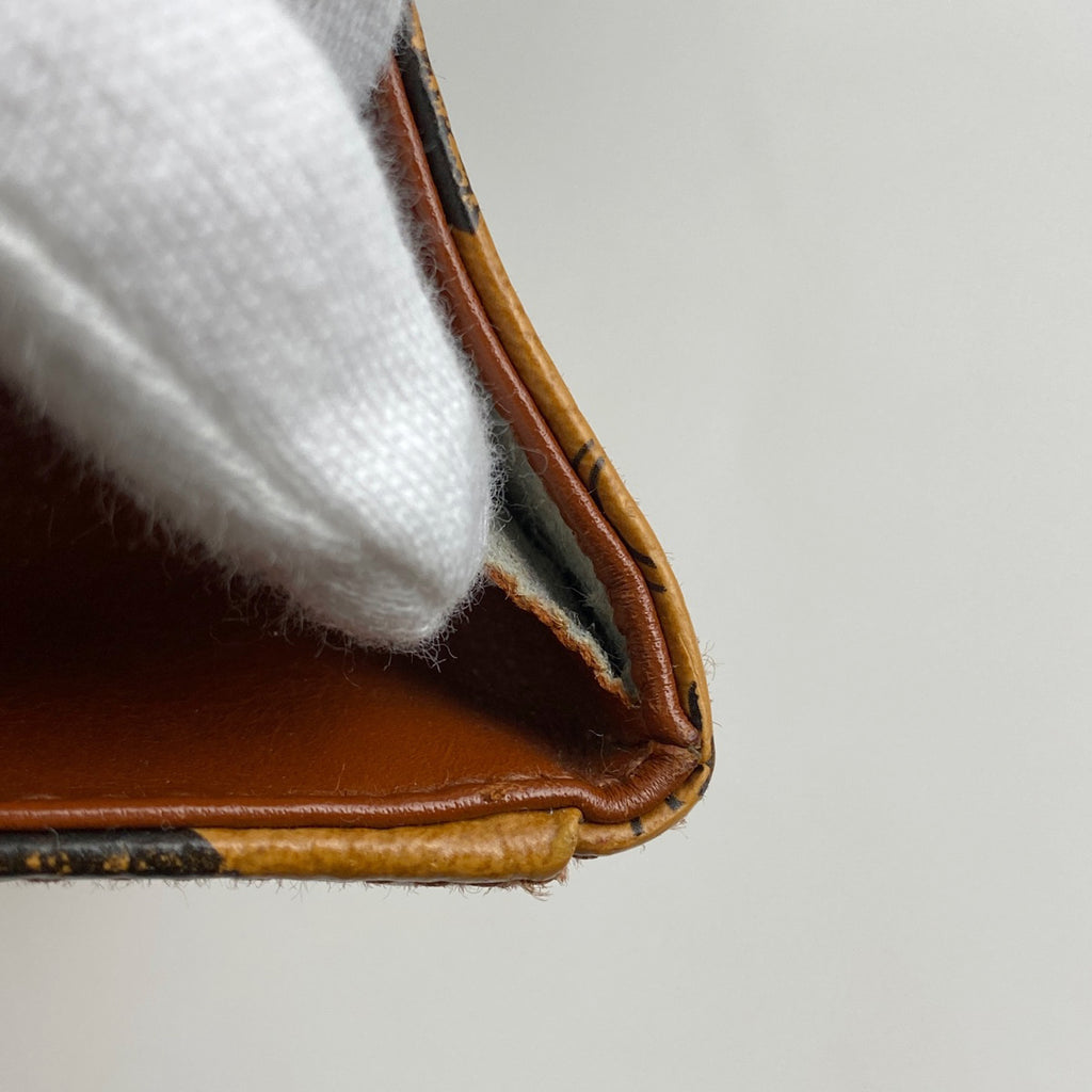 エム・シー・エム ロゴグラム ハンドバッグ 2WAY ショルダーバッグ ヴィセトス ハンドバッグ レザー ブラウン レディース 【中古】brbag