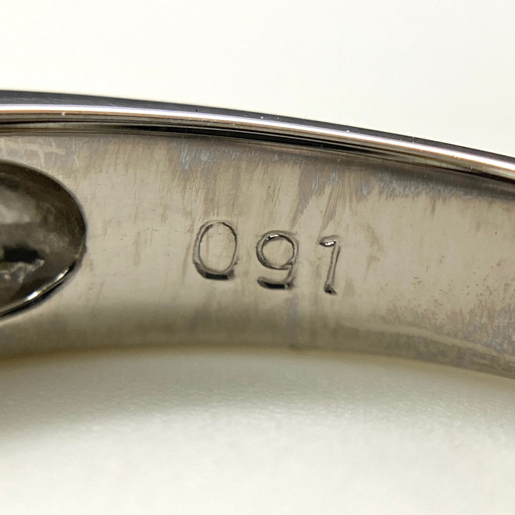 メレダイヤ デザインリング プラチナ 指輪 リング 12号 Pt850 ダイヤモンド レディース 【中古】nbjwl