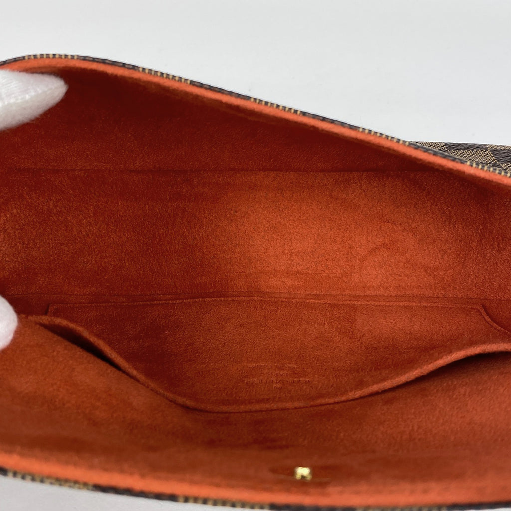 ルイ・ヴィトン レコレータ ワンショルダー 手提げ 肩掛け ハンドバッグ ダミエ ブラウン N51299 レディース 【中古】brbag