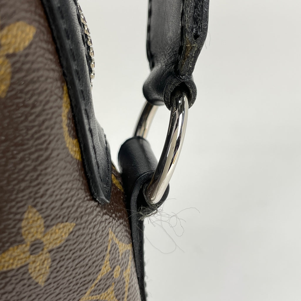 ルイ・ヴィトン トーレス PM 斜めがけ ショルダーバッグ モノグラムマカサー ブラウン ノワール(ブラック) M40635 メンズ 【中古】brbag