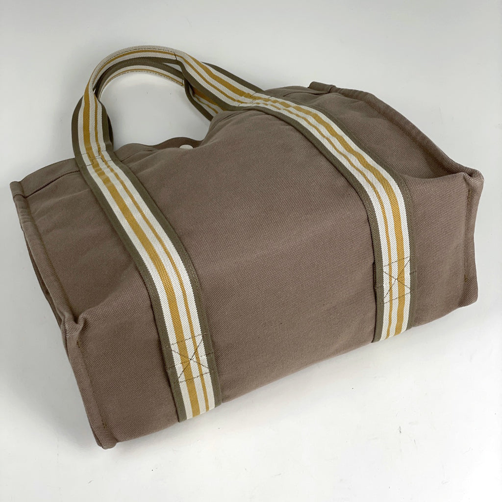 エルメス サック ド プラージュ ノマードPM エスカーレ ハンドバッグ トートバッグ キャンバス ブラウン レディース 【中古】brbag