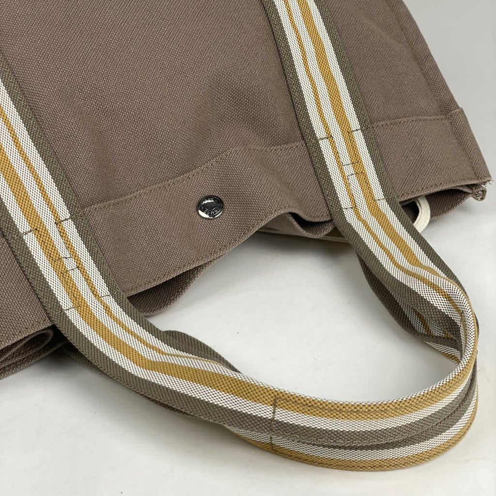 エルメス サック ド プラージュ ノマードPM エスカーレ ハンドバッグ トートバッグ キャンバス ブラウン レディース 【中古】brbag