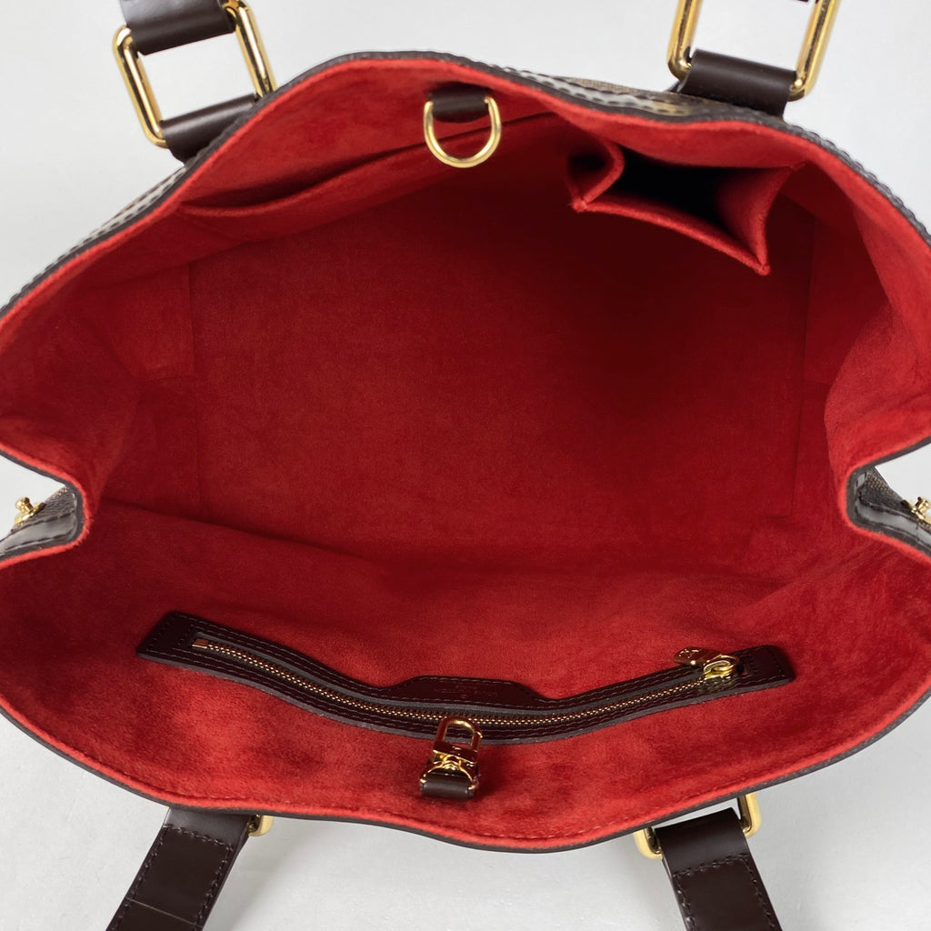 ルイ・ヴィトン ハムステッド PM ショルダーバッグ トートバッグ ダミエ ブラウン N51205 レディース 【中古】brbag