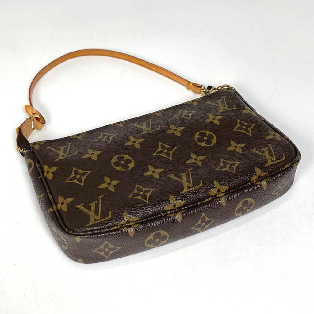 ルイ・ヴィトン ポシェット アクセソワール メイク コスメ アクセサリーポーチ モノグラム ブラウン M51980 レディース 【中古】brbag
