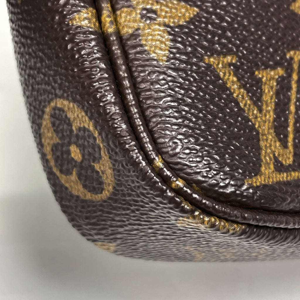 ルイ・ヴィトン ポシェット アクセソワール メイク コスメ アクセサリーポーチ モノグラム ブラウン M51980 レディース 【中古】brbag