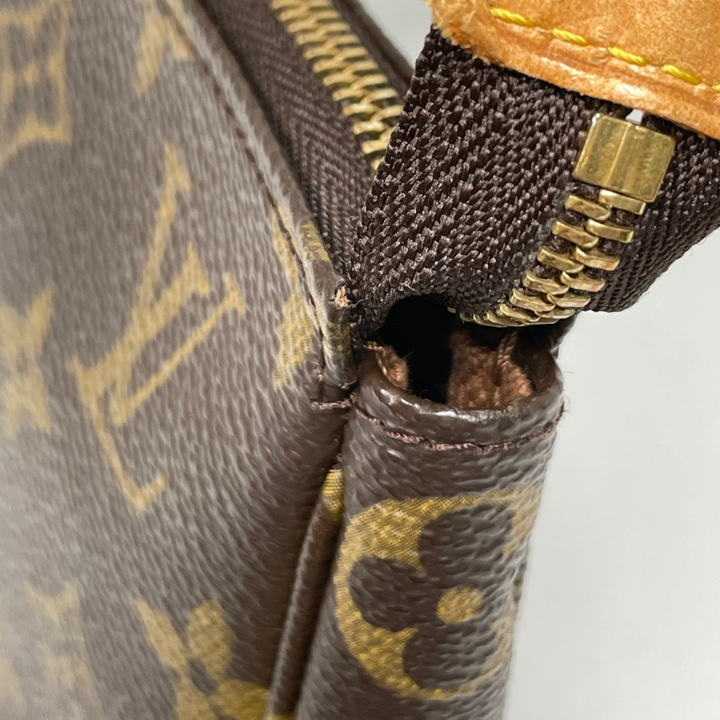 ルイ・ヴィトン ポシェット アクセソワール メイク コスメ アクセサリーポーチ モノグラム ブラウン M51980 レディース 【中古】brbag