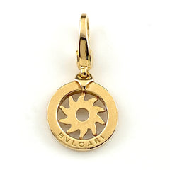 ブルガリ トンド サン トップ YG イエローゴールド チャーム ペンダントトップ 750 レディース 【中古】brjwl