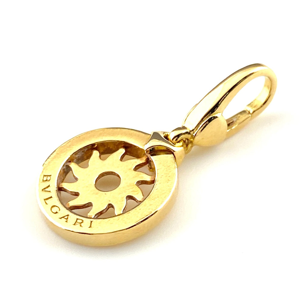 ブルガリ トンド サン トップ YG イエローゴールド チャーム ペンダントトップ 750 レディース 【中古】brjwl