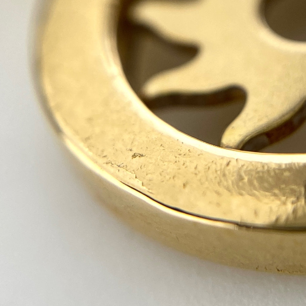 ブルガリ トンド サン トップ YG イエローゴールド チャーム ペンダントトップ 750 レディース 【中古】brjwl