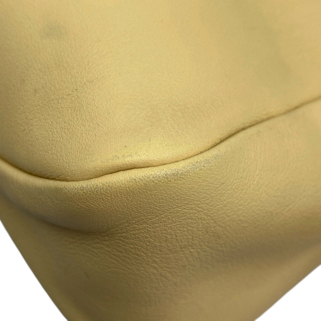 プラダ エメ ミディアム ショルダーバッグ ワンショルダー ショルダーバッグ レザー イエロー 1BC229 レディース 【中古】brbag