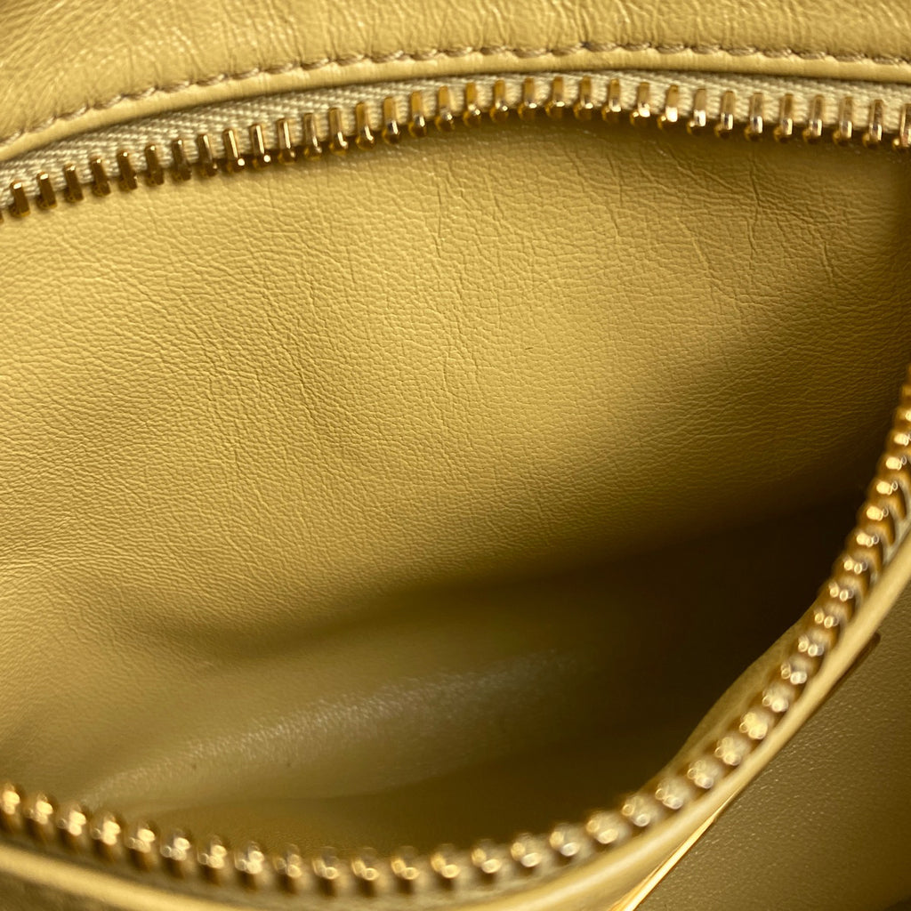 プラダ エメ ミディアム ショルダーバッグ ワンショルダー ショルダーバッグ レザー イエロー 1BC229 レディース 【中古】brbag