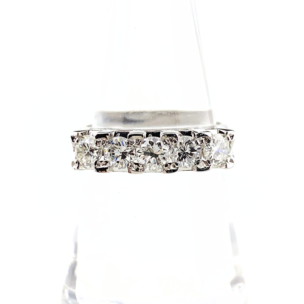 【状態良好】 メレダイヤ リング プラチナ 指輪 14号 Pt900 ダイヤモンド レディース 【中古】nbjwl