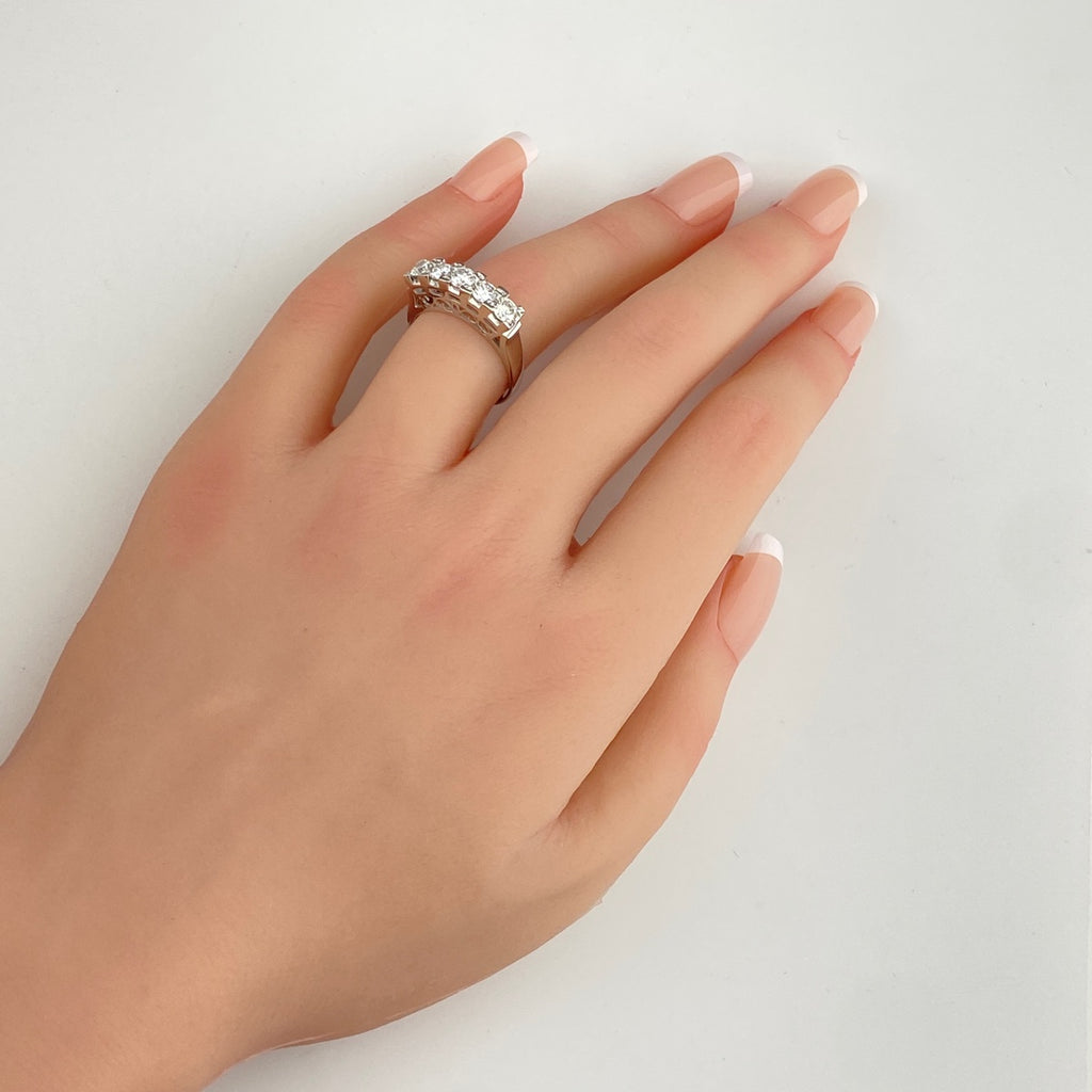 【状態良好】 メレダイヤ リング プラチナ 指輪 14号 Pt900 ダイヤモンド レディース 【中古】nbjwl