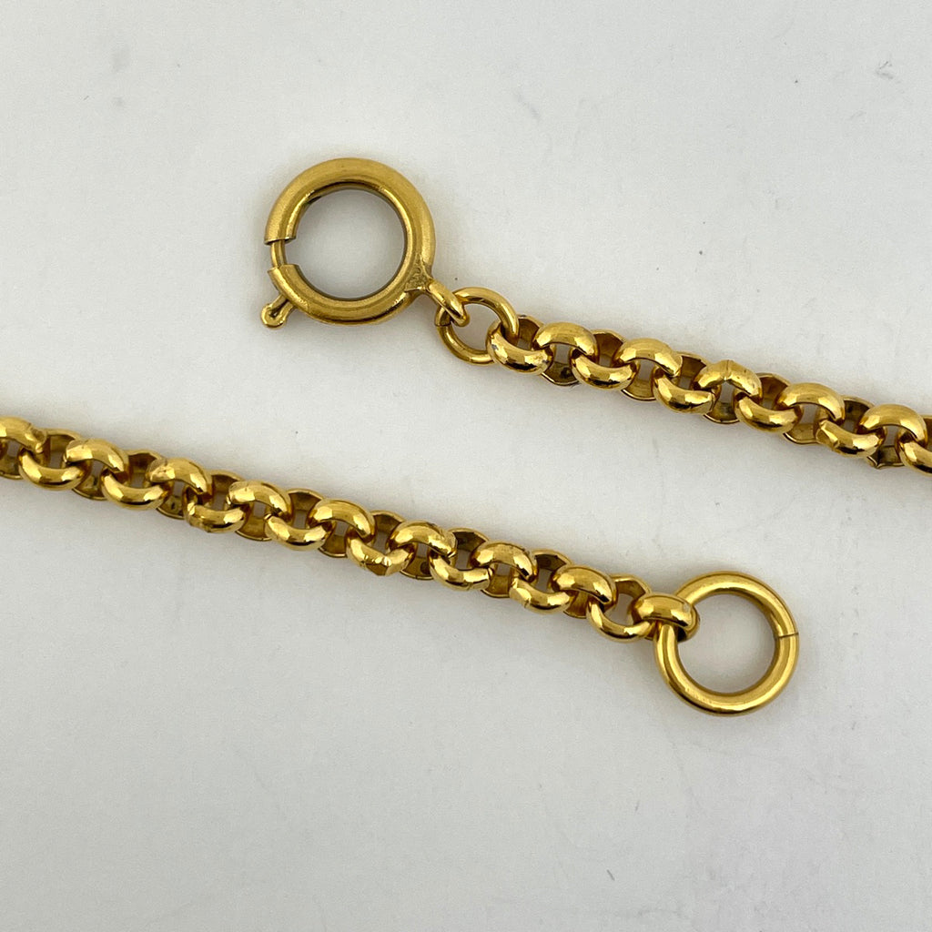 シャネル ココマーク ハートモチーフ ネックレス チェーン ネックレス GP ゴールド レディース 【中古】bracc