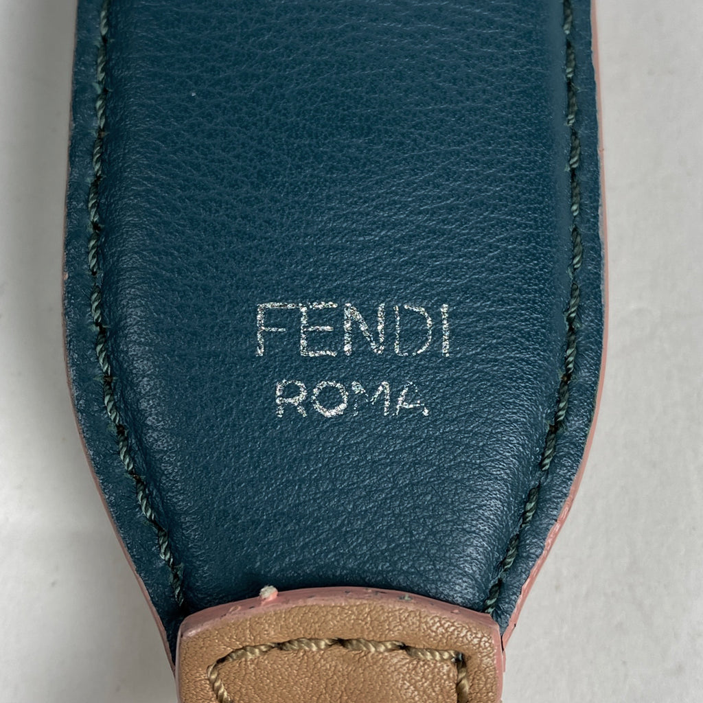 フェンディ ストラップユー ショルダーストラップ レザー ベージュ マルチカラー レディース 【中古】brbag