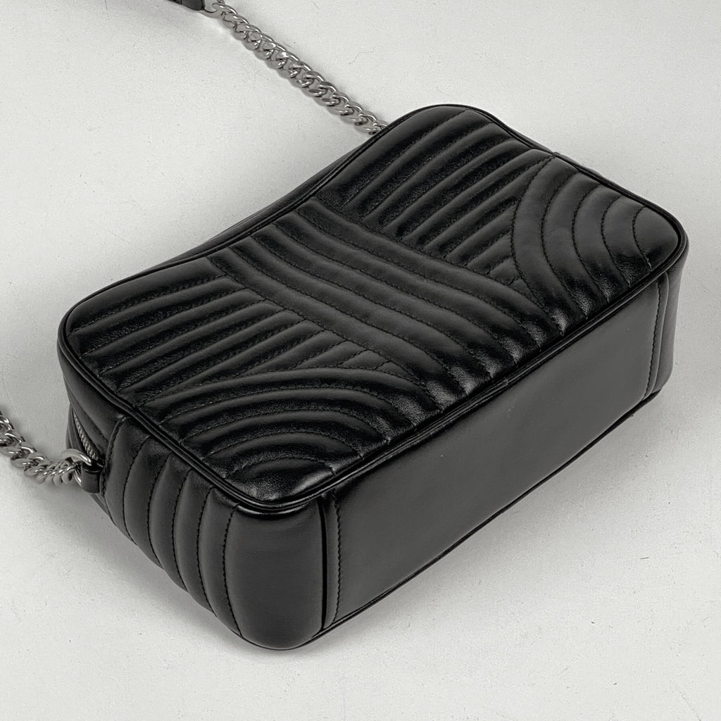 プラダ ダイアグラム チェーン ショルダーバッグ ロゴ ショルダーバッグ レザー ネロ(ブラック) 1BH083 レディース 【中古】brbag