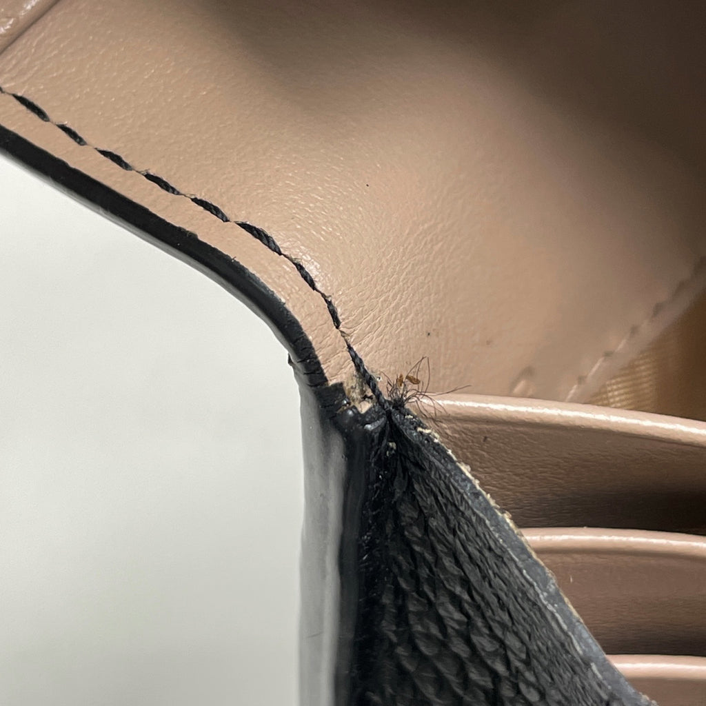 プラダ ロゴ 二つ折り 長財布 札入れ 小銭入れ 長財布 レザー ネロ(ブラック) 1MH132 レディース 【中古】brbag